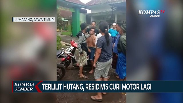Terlilit Hutang, Residivis Nekat Mencuri Motor Pamannya Sendiri