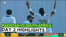 Pakistan vs South Africa |  2nd Test Day 2 |  Full Match Highlights