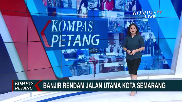 Semarang Diguyur Hujan Deras, Ruas Jalan Utama hingga Bandara Ahmad Yani Terendam Banjir