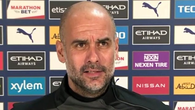 Football - Premier League - Pep Guardiola press conference before Liverpool - Manchester City