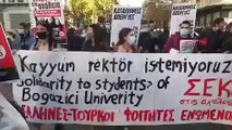 Desteğin geldiği yere bak, olayların adını koy! Yunanistan sokaklarında Boğaziçi sesleri
