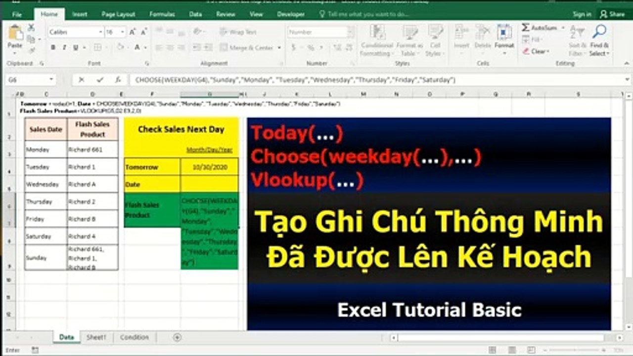 40. Create Smart Note Sheet - Excel Tutorial