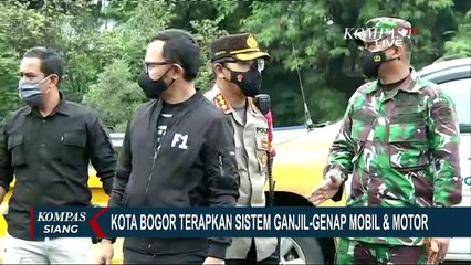Kota Bogor Lakukan Ganjil Genap Mobil dan Motor di Akhir Pekan
