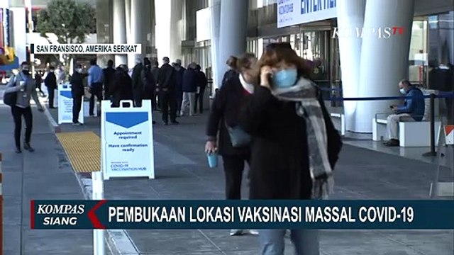 San Fransisco Buka Pusat Vaksinasi Corona Massal Besar, Bisa Vaksin 10.000 Orang Sehari