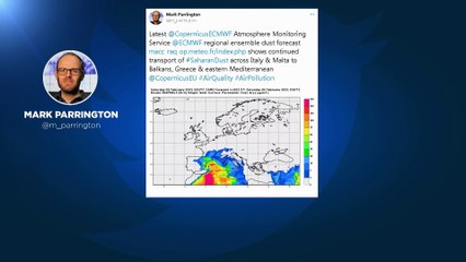 Жёлтое небо над Францией