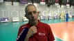 Le coach Christophe Charroux après la défaite de Martigues Volley contre Nancy