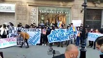 Barselona'da Boğaziçi Üniversitesi öğrencilerine destek gösterisi