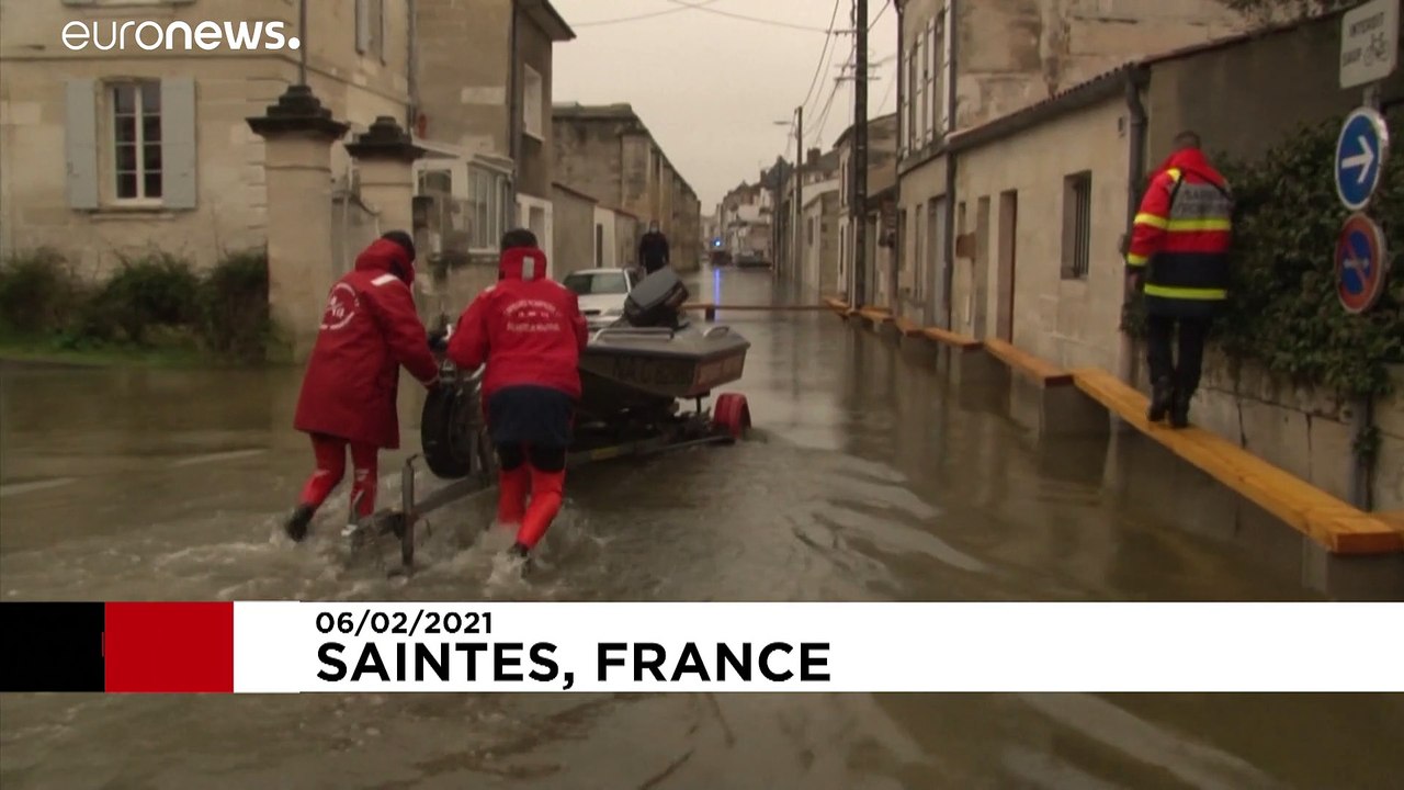 Hochwasser in Saintes: Weitere Niederschläge angesagt