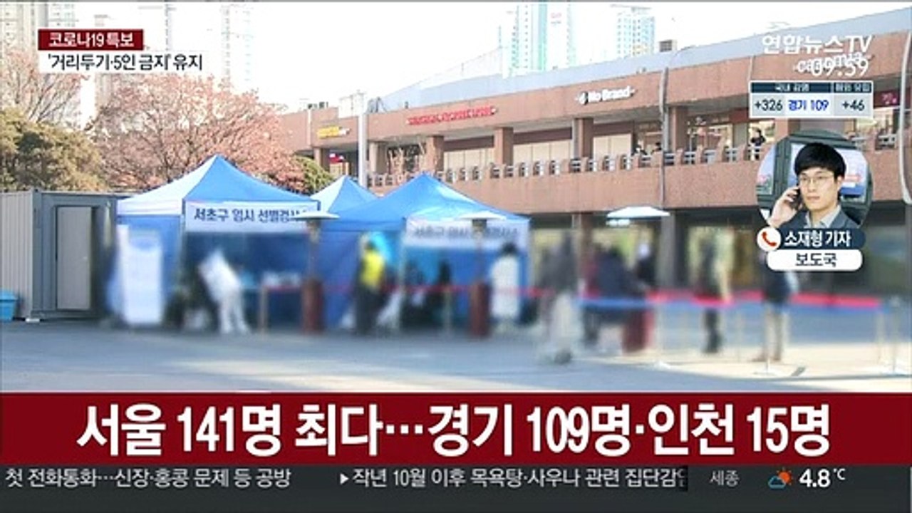 국내 신규 확진 372명…사흘째 300명대