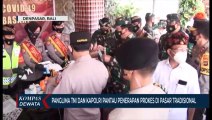 Panglima TNI Dan  KAPOLRI Pantau Penerapan PROKES  Di pasar Tradisional