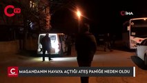 Magandanın havaya açtığı ateş paniğe neden oldu