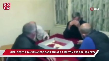Gizli geçitli kahvehanede basılanlara 1 milyon 758 bin lira pandemi cezası