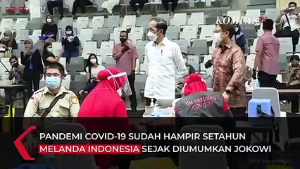 Hampir Setahun Pandemi Covid-19,  Jokowi: Kita Sama-sama Merindukan Suasana Normal