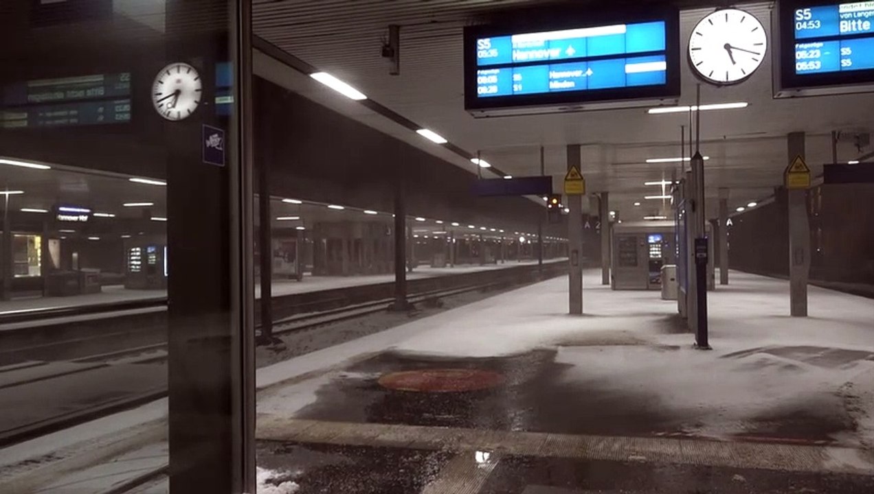 Wintereinbruch in Deutschland – Chaos im Zugverkehr