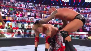 Edge vs Randy Orton  Raw Feb. 1  2021 || Best comeback of Edge Royal Rumble 2021 ||
