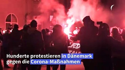 Corona-Protest in Dänemark: Regierungschefin als Kim Jong Un