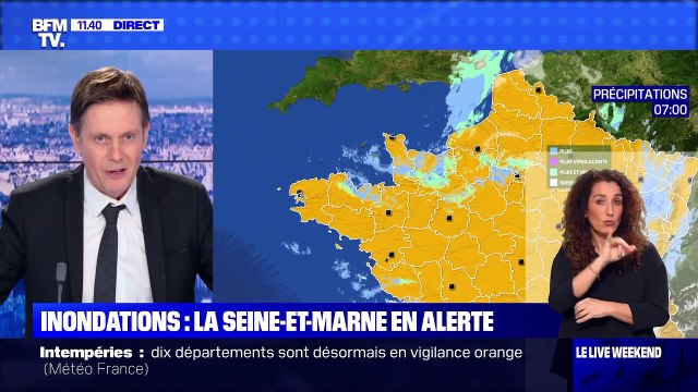 Inondations: la Seine-et-Marne en alerte - 07/02