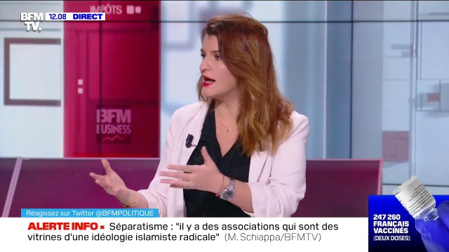 Marlène Schiappa sur le Séparatisme: Il y a des associations (…) qui sont des vitrines d'une idéologie islamiste radicale