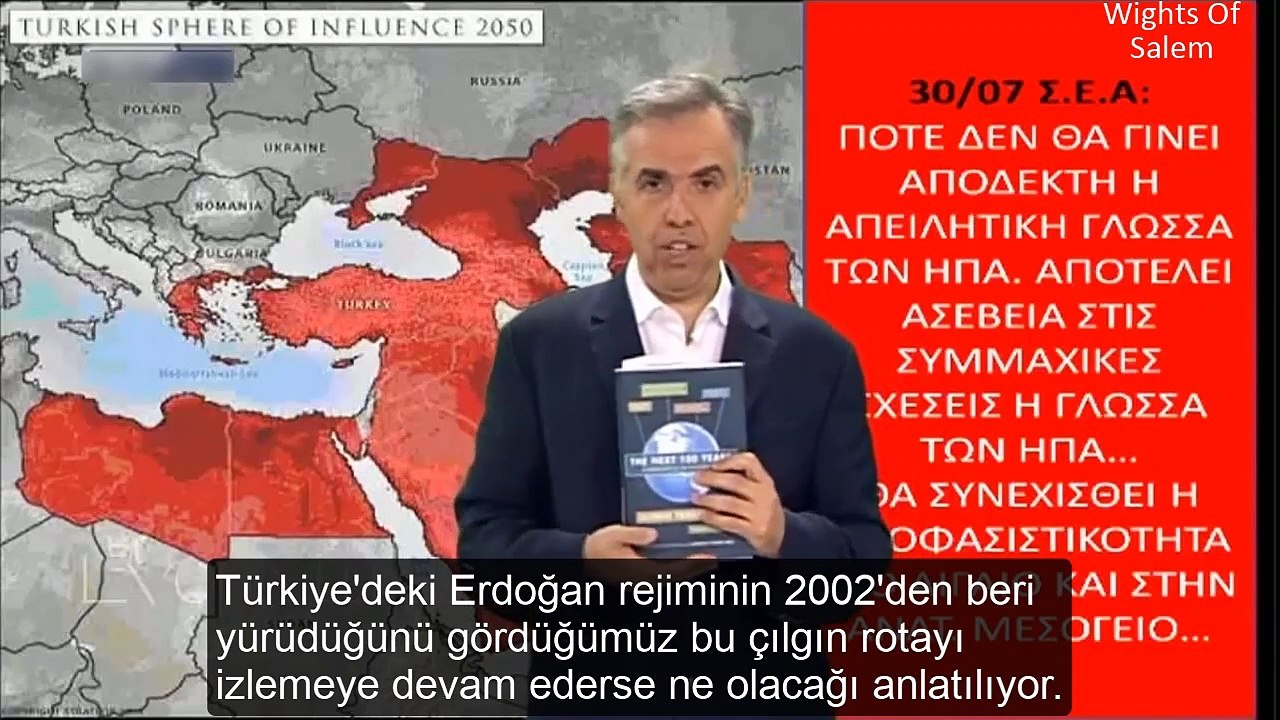 Haritayı gören Yunan spiker fena tutuştu: Bu herkes için bir uyarı