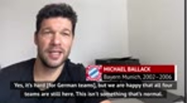 Ballack expects strong German presence in Champions League last eight