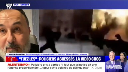 Download Video: Policiers pris à partie: pour Yvan Assioma (Alliance police), 