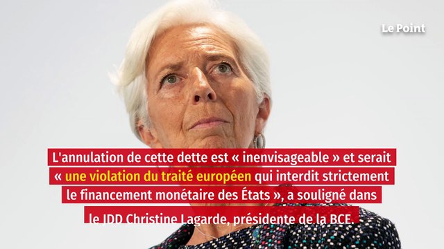 L’annulation de la dette Covid-19 est « inenvisageable »