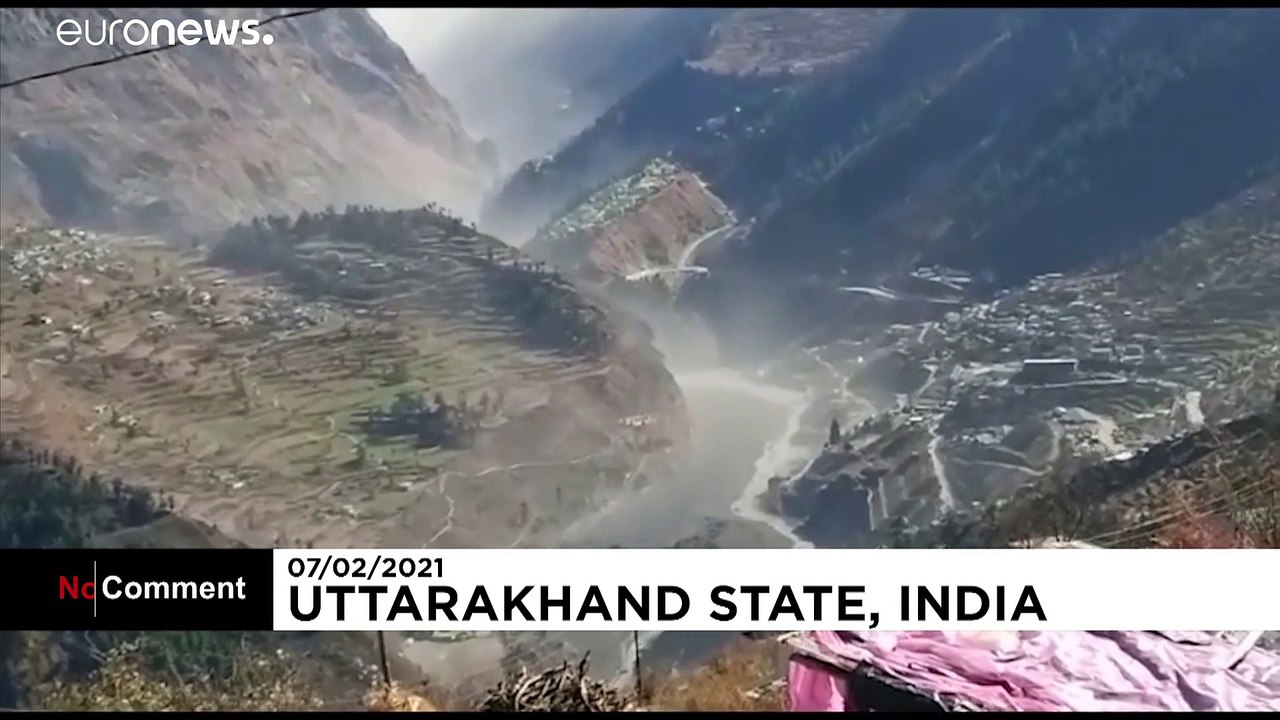 Gletscher bricht ab und fällt in Fluss - 150 Vermisste in Indien