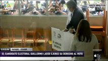 En Ecuador - Candidato presidencial Guillermo Lasso ejerció su derecho al voto - VPItv