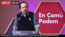 Las palabras más sinceras de Pablo Iglesias: 