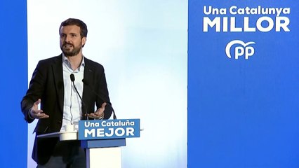 Download Video: Casado pide al PSC romper donde gobierna con independentistas