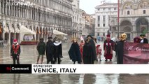 Venedik Karnavalı koronavirüs salgınının gölgesinde kutlanıyor