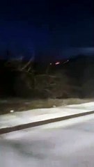 Zjarr i madh në malet e Shtërpcës, rrugës për Brezovicë -