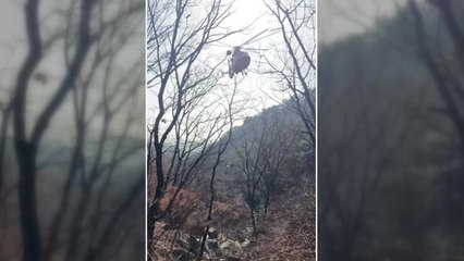 수락산 깔딱고개서 등산객 발목 부상...소방항공기 이송 / YTN