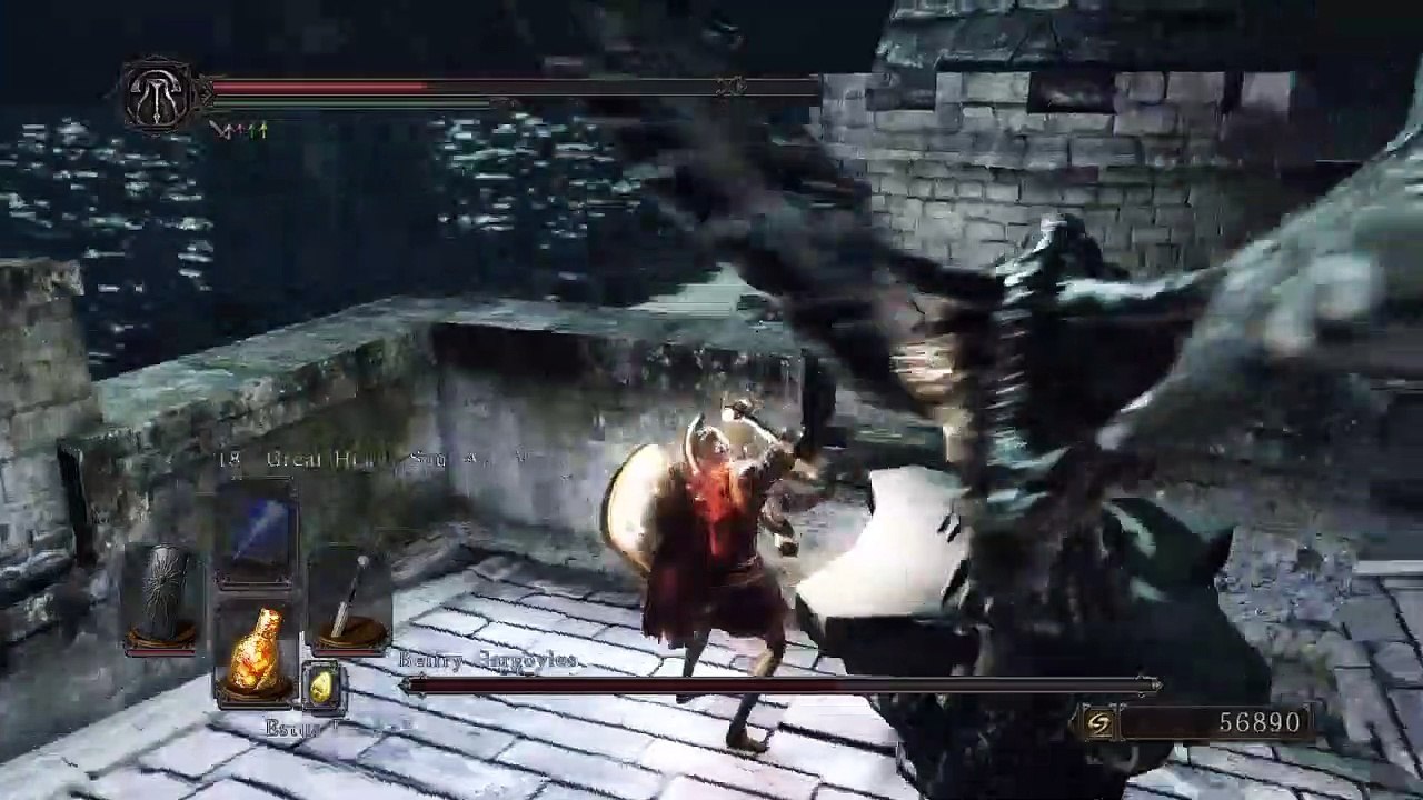 Boss | Belfry Gargoyles - Dark Souls II Scholar of the First Sin (PS4)
