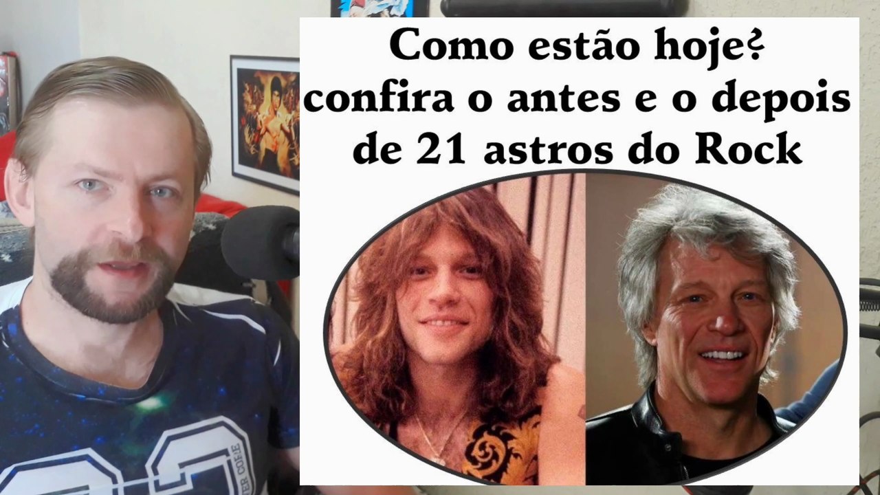 Como estão hoje? confira o antes e o depois de 21 astros do Rock - INFORMAÇÃO DO DIA
