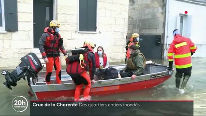 Inondations en Charente-Maritime : Sainte en proie à une crue "historique"