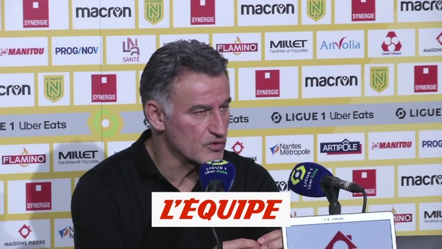 Christophe Galtier : « On est sur une très bonne dynamique » - Foot - L1 - Lille