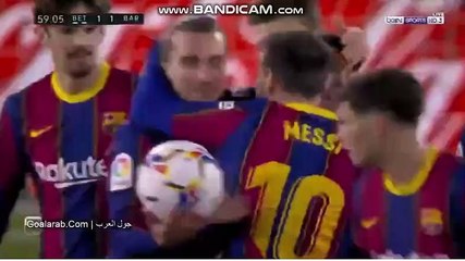 Real Betis - Barcelona 1-1 GOAL MESSI 07-02-2021