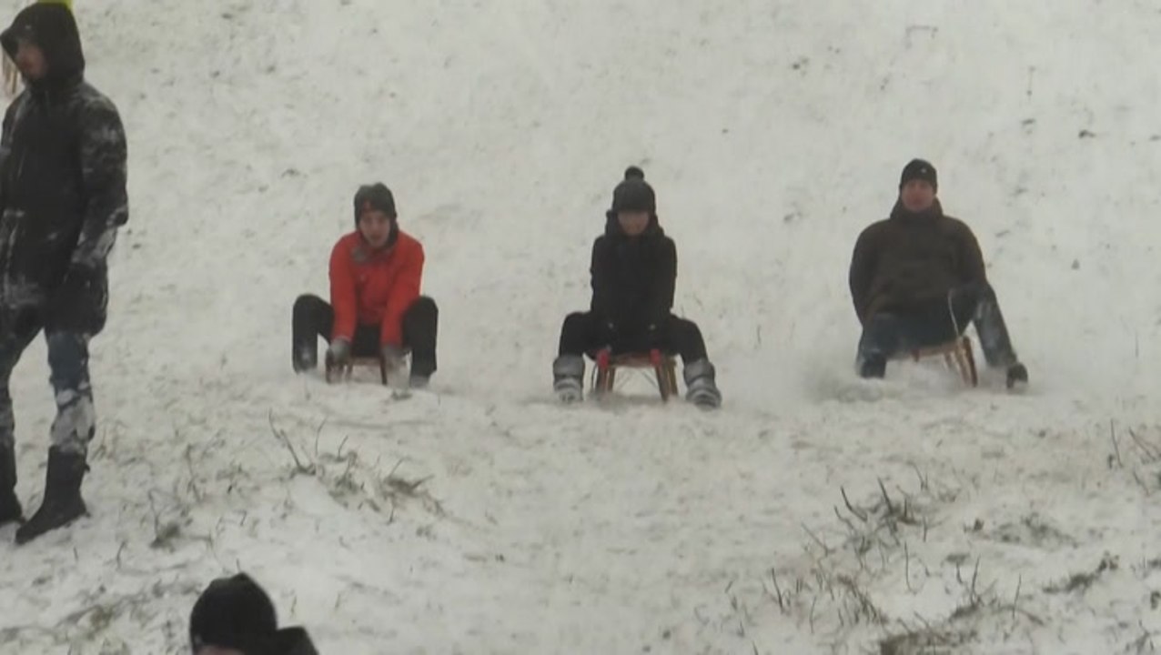 Netherlands hit by first ‘proper snowstorm’ in a decade