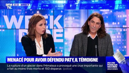 Menacé pour avoir défendu Samuel Paty, un enseignant témoigne - 07/02