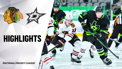 Blackhawks @ Stars 2/7/21 | NHL Highlights