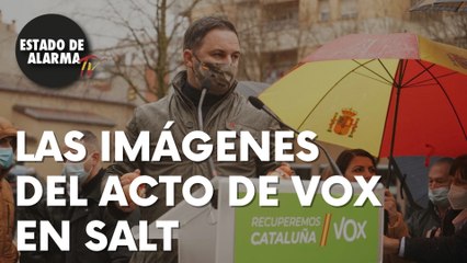 Las imágenes más impactantes del acto de VOX en Salt