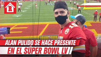 Alan Pulido asistió al Super Bowl LV para apoyar a los Chiefs