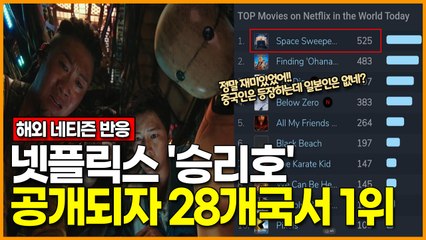 넷플릭스 '승리호', 공개되자 28개국서 1위 + 해외 네티즌 반응은?