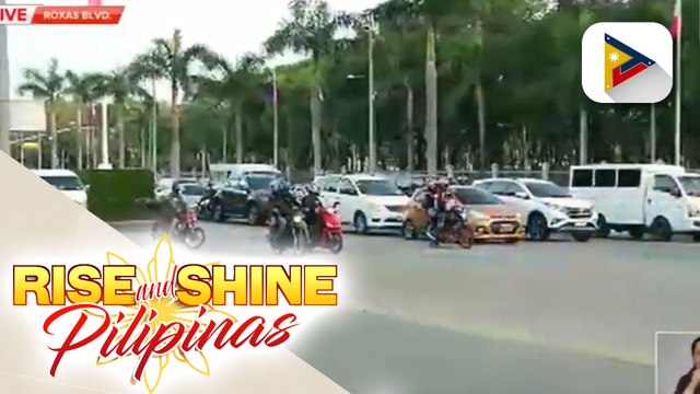 TRAFFIC UPDATE: Sitwasyon ng trapiko sa Roxas Boulevard