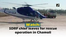 SDRF chief leaves for rescue operation in Chamoli