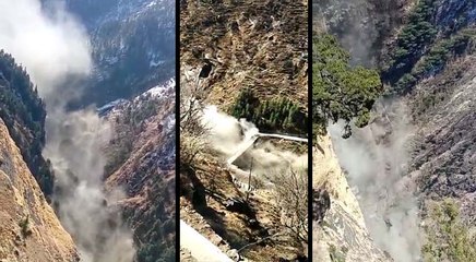 Uttarakhand glacier burst: देखें खौफनाफ मंजर बयां करती ये video