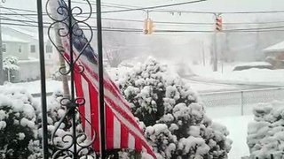 America in the snow