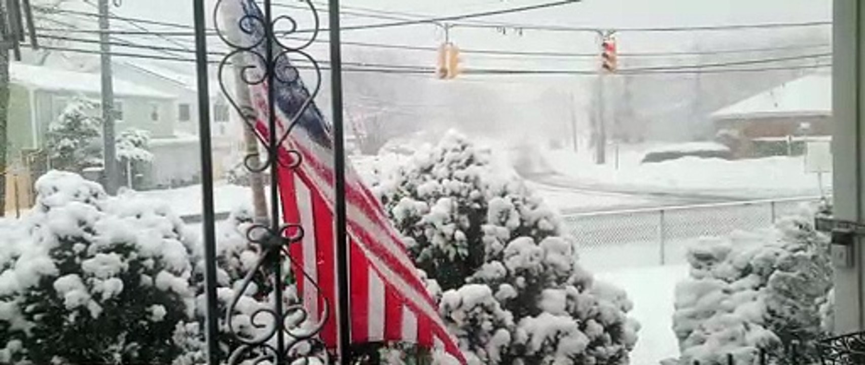 America in the snow