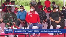 ASN Pemprov Sulut Bersih Sampah Kota Manado